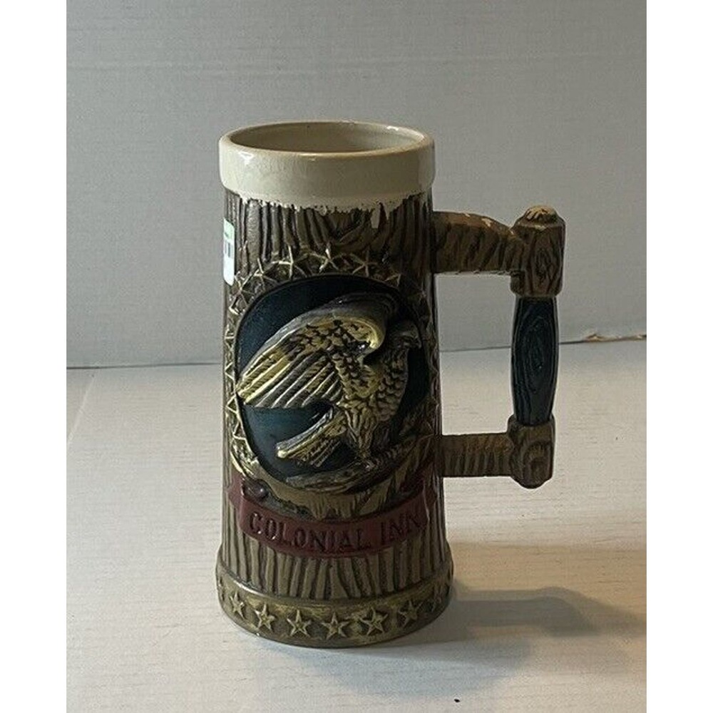 Colonial Inn Eagle Stein Tankard‎ Beer Mug Vintage Napcoware